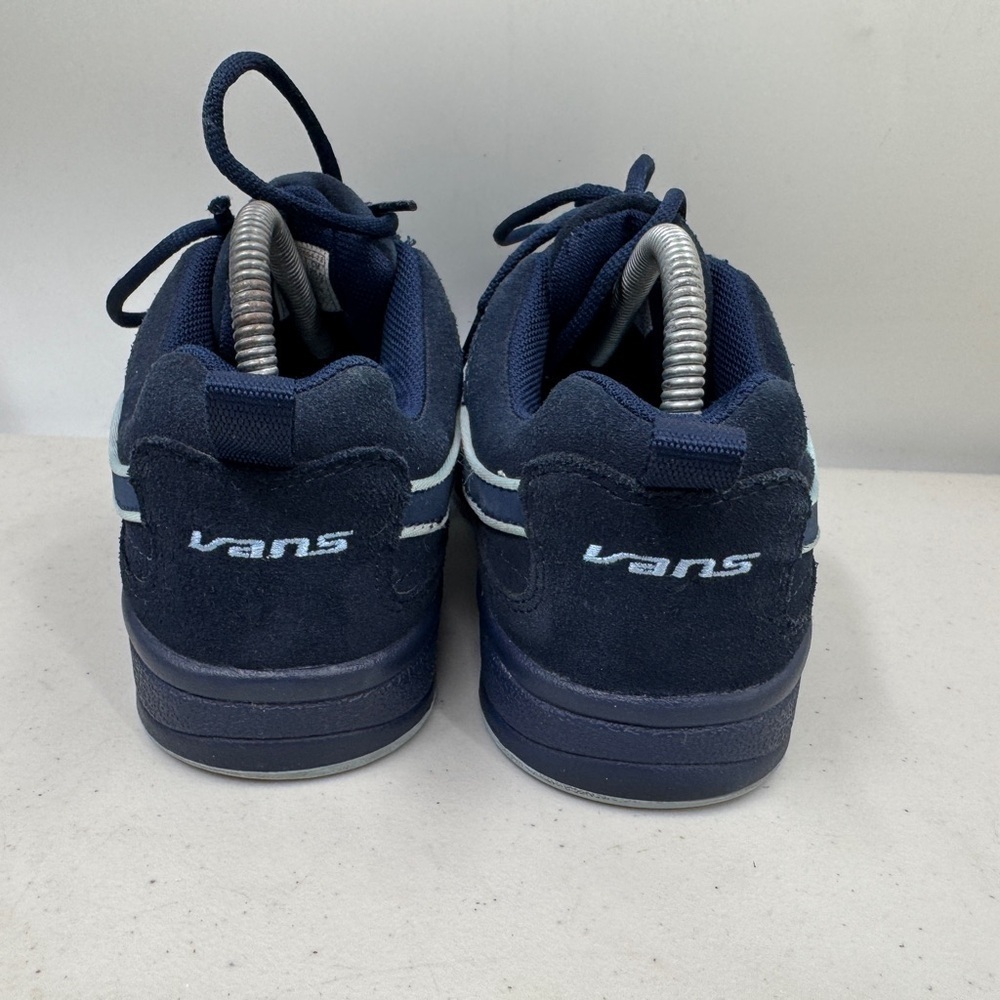 Vintage VANS Navy Blue Wesley Shoes Suede Skateboarding Women's Size 8 2000s - Picture 5 of 8